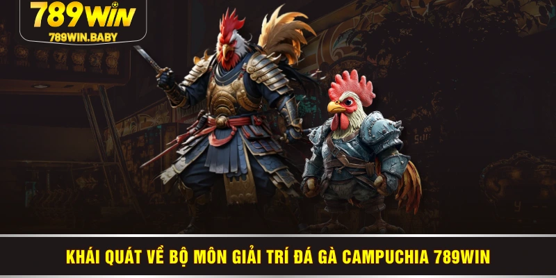 Khái quát về bộ môn giải trí đá gà Campuchia 789WIN